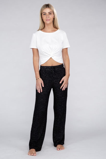 Cozy Terry Lounge Pants-Teresa&#39;s Fashionista LLC