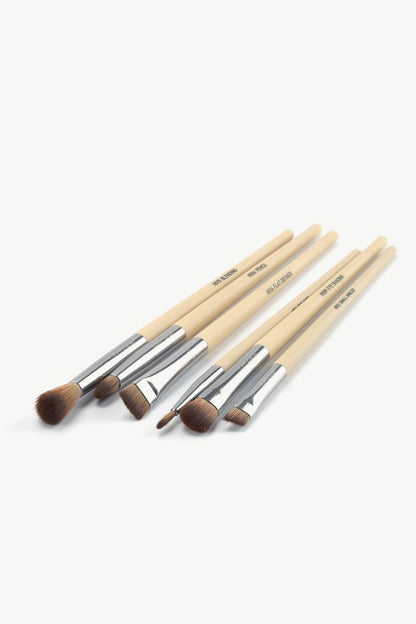 Lafeel Full Eye Brush Set in Taupe-Teresa&#39;s Fashionista LLC