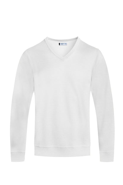 SOLID V-NECK SWEATER-Teresa&#39;s Fashionista LLC