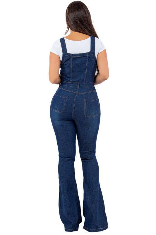 DENIM SEXY DENIM JUMPSUIT-Teresa&#39;s Fashionista LLC