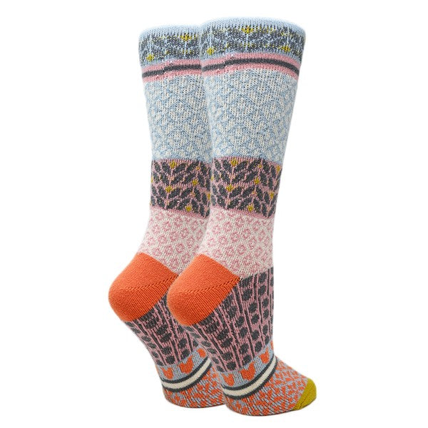 Ava - Women's Fuzzy crew socks-Teresa&#39;s Fashionista LLC