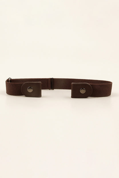 PU Elastic Snap Closure Belt-Teresa&#39;s Fashionista LLC