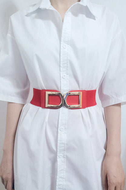 Double D Buckle PU Belt-Teresa&#39;s Fashionista LLC