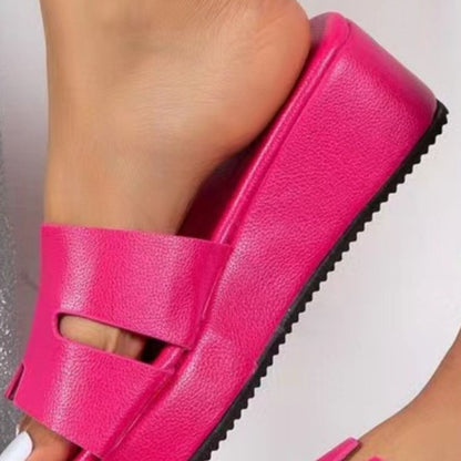 Open Toe Wedge Sandals-Teresa&#39;s Fashionista LLC