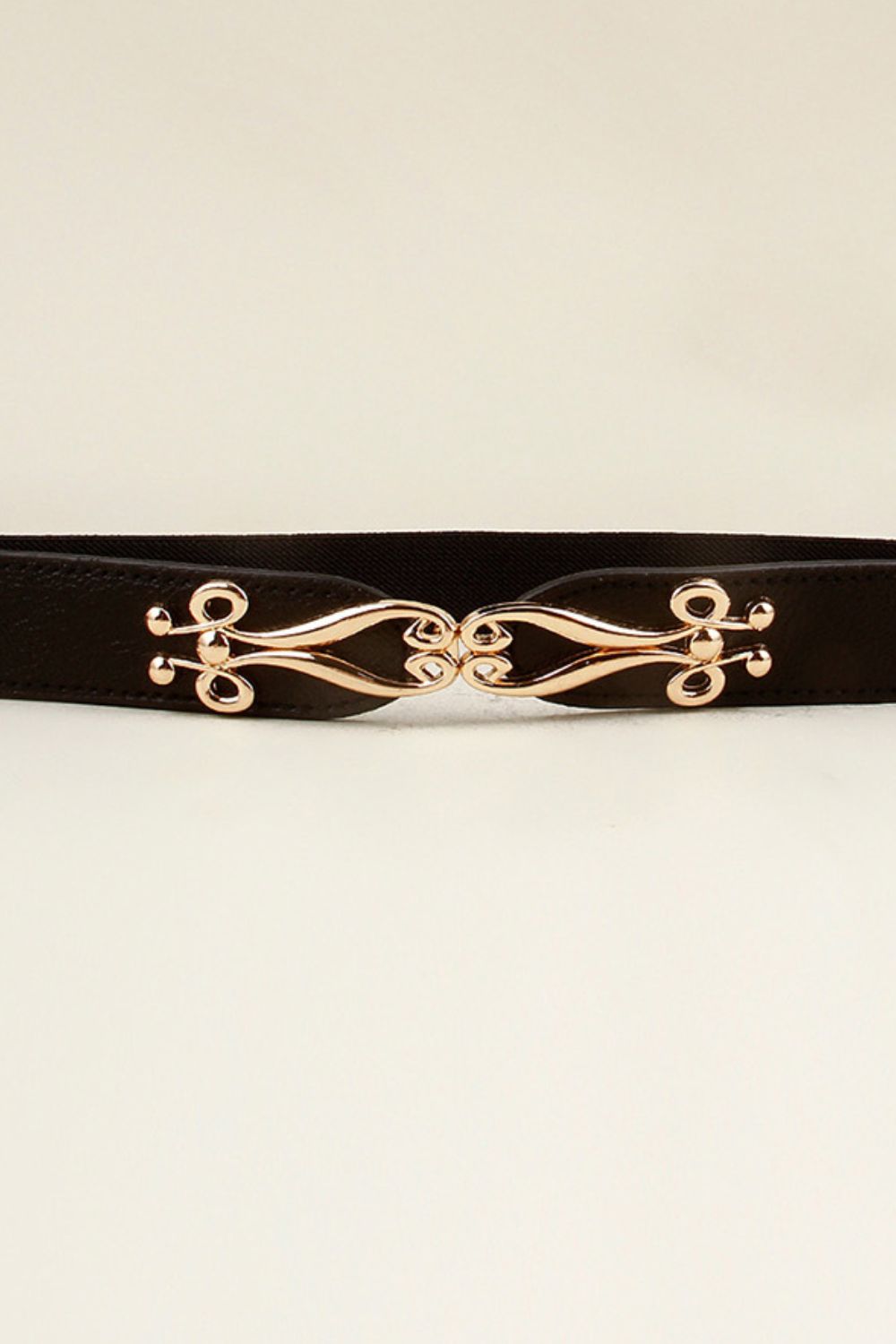 Alloy Buckle Elastic Belt-Teresa&#39;s Fashionista LLC