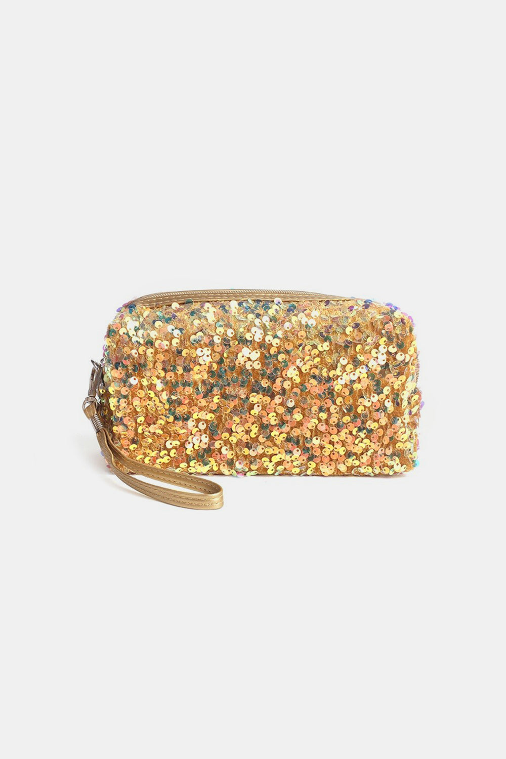 Zenana Colorful Shine Cosmetic Sequin Design Bag-Teresa&#39;s Fashionista LLC