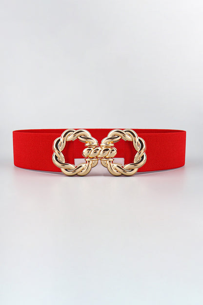 Zinc Alloy Buckle Elastic Belt-Teresa&#39;s Fashionista LLC