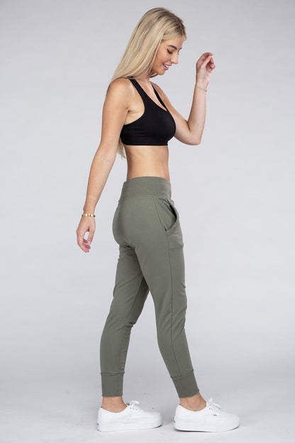 Comfy Stretch Lounge Sweat Pants-Teresa&#39;s Fashionista LLC