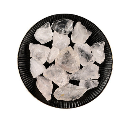 Natural Smoke White Crystal Rough Stone Aromatherapy Stone-Teresa&#39;s Fashionista LLC