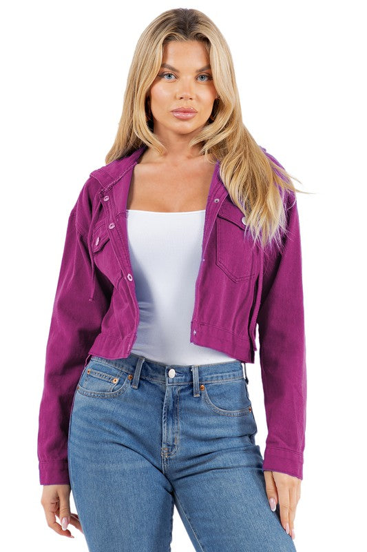 SEXY DENIM FASHION JACKET-Teresa&#39;s Fashionista LLC