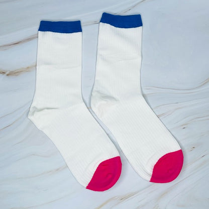 Color Block Socks Set Of 2-Teresa&#39;s Fashionista LLC