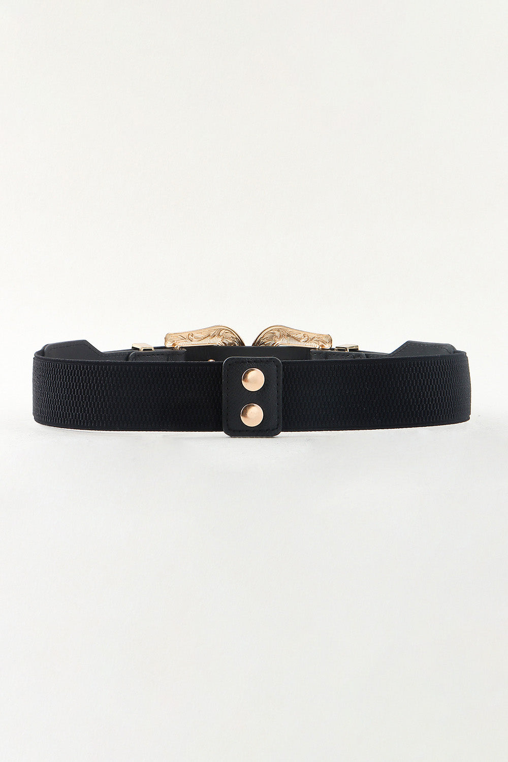 Symmetrical Zinc Alloy Buckle PU Leather Belt-Teresa&#39;s Fashionista LLC