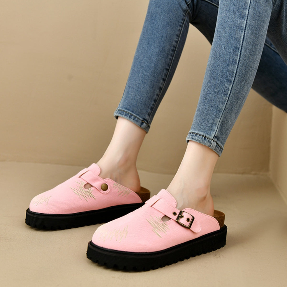 Round Toe Platform Loafers-Teresa&#39;s Fashionista LLC