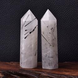 Natural Crystal Six-sided Single-pointed Column-Teresa&#39;s Fashionista LLC