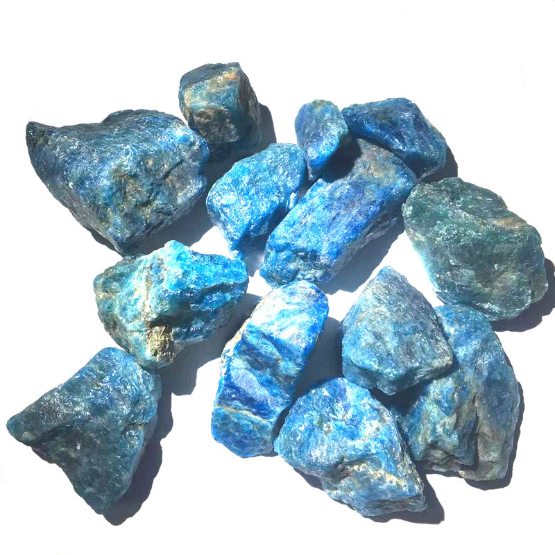 Natural apatite mineral crystal raw material-Teresa&#39;s Fashionista LLC