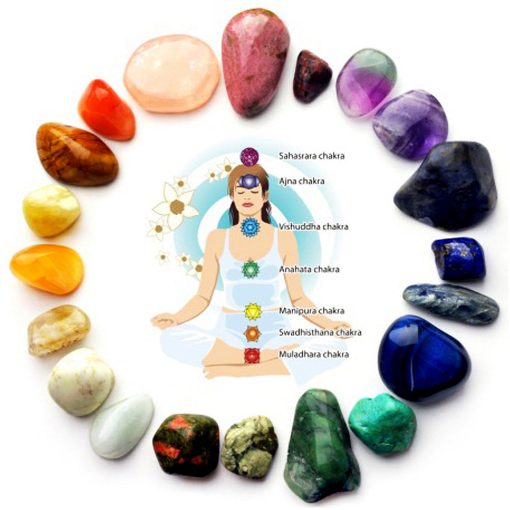 Seven chakra natural crystal stone-Teresa&#39;s Fashionista LLC