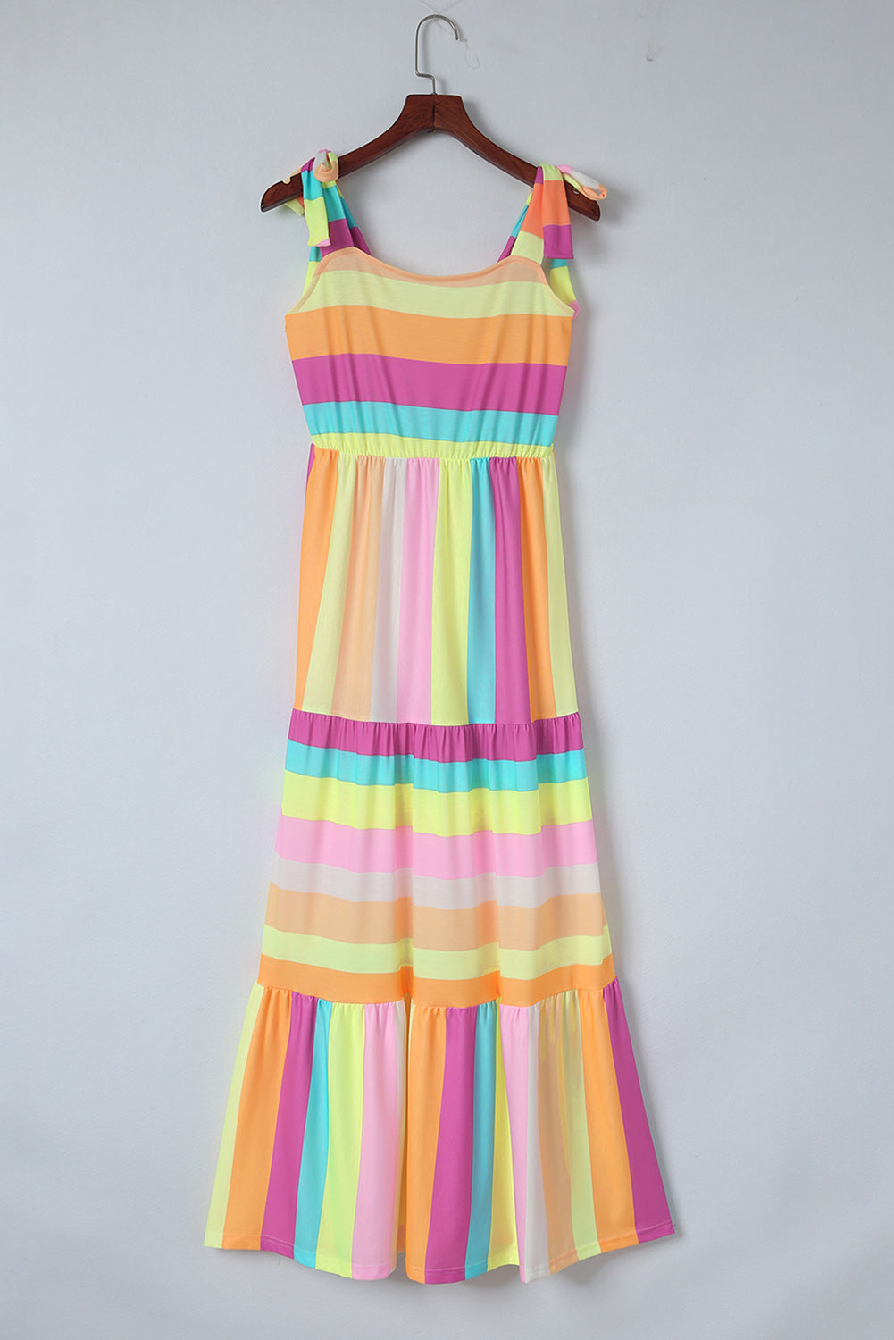 Striped Sleeveless Maxi Dress-Teresa&#39;s Fashionista LLC