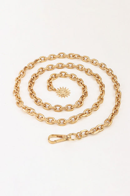 Sun Iron Chain Belt-Teresa&#39;s Fashionista LLC