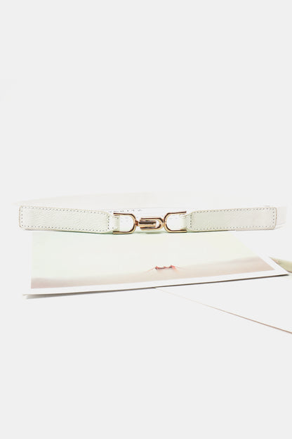 Alloy Buckle Elastic Belt-Teresa&#39;s Fashionista LLC