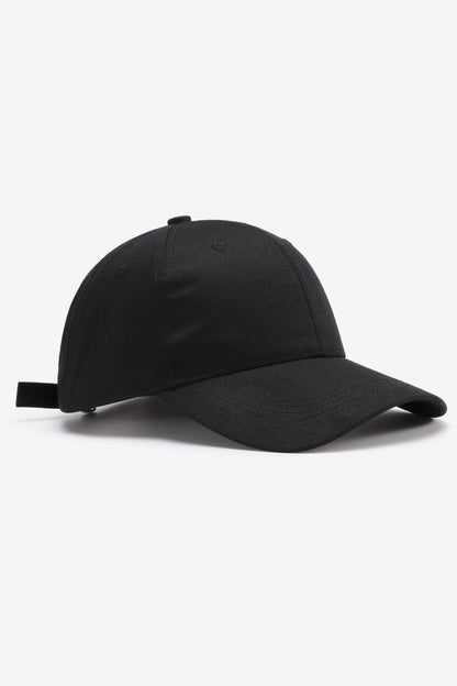 Plain Adjustable Cotton Baseball Cap-Teresa&#39;s Fashionista LLC