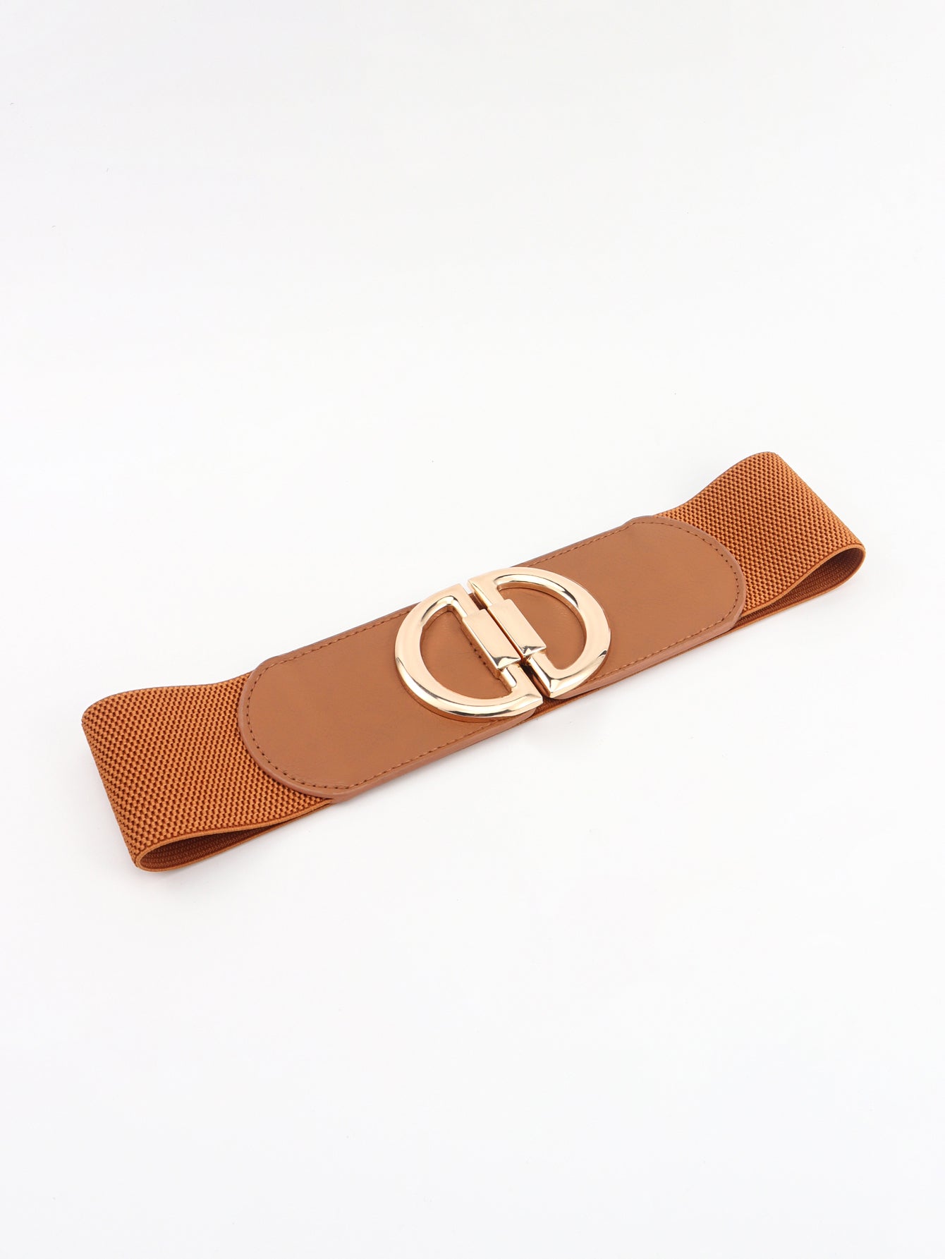 D Buckle Elastic Belt-Teresa&#39;s Fashionista LLC