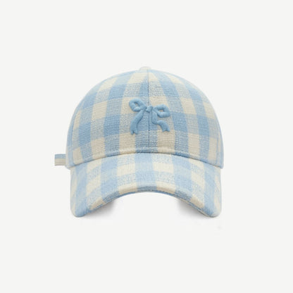 Bow Graphic Cotton Baseball Hat-Teresa&#39;s Fashionista LLC