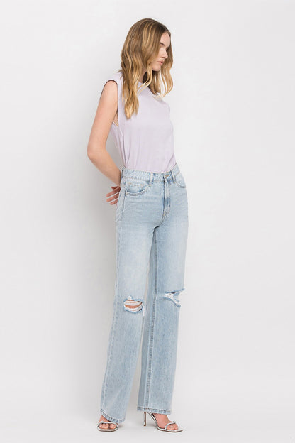 Vervet by Flying Monkey 90'S Vintage Super High Rise Flare Jeans-Teresa&#39;s Fashionista LLC