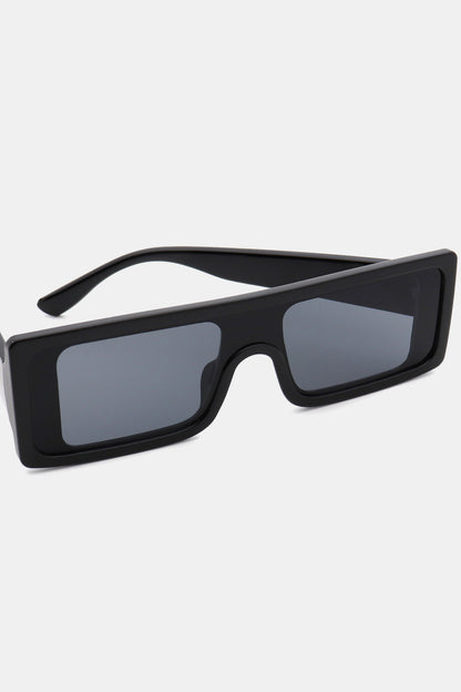 Polycarbonate Frame Rectangle Sunglasses-Teresa&#39;s Fashionista LLC