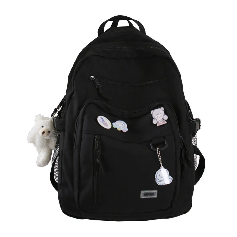 Backpack School Bag Girls Students Schoolbag High Capacity Multi-pocket Design Bags-Teresa&#39;s Fashionista LLC