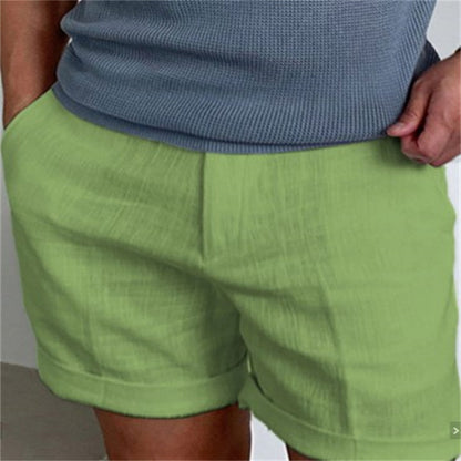 Men's Slant Pockets Pure Color Comfort Breathable Workout Shorts-Teresa&#39;s Fashionista LLC