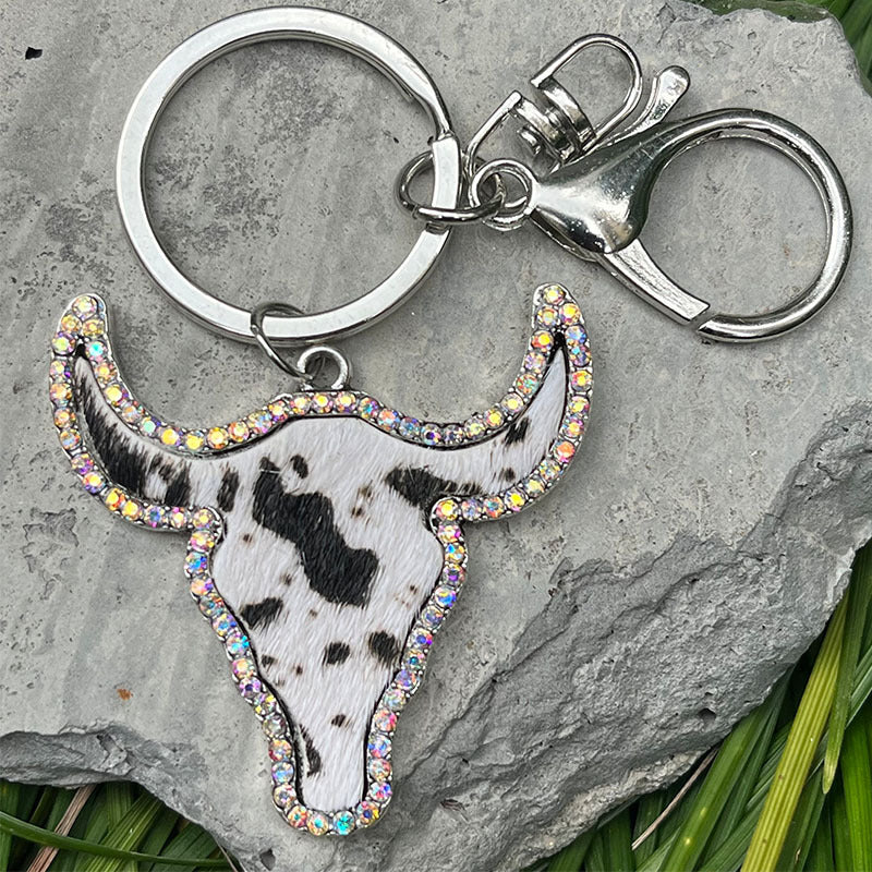 Bull Shape Key Chain-Teresa&#39;s Fashionista LLC