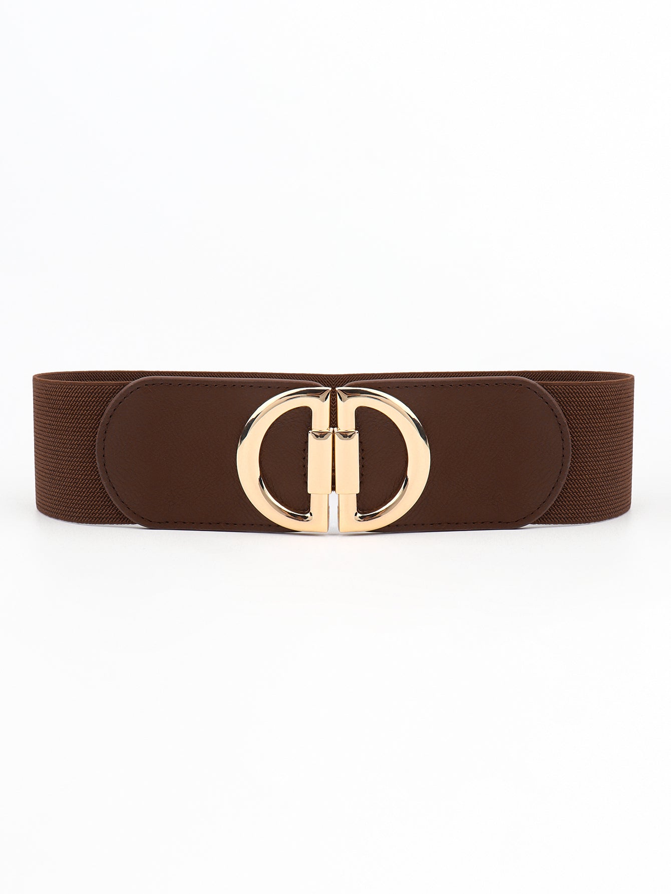 D Buckle Elastic Belt-Teresa&#39;s Fashionista LLC