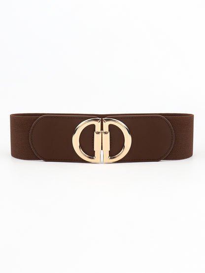 D Buckle Elastic Belt-Teresa&#39;s Fashionista LLC