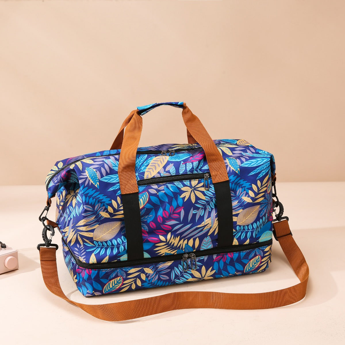 Canvas Printed Travel Bag-Teresa&#39;s Fashionista LLC