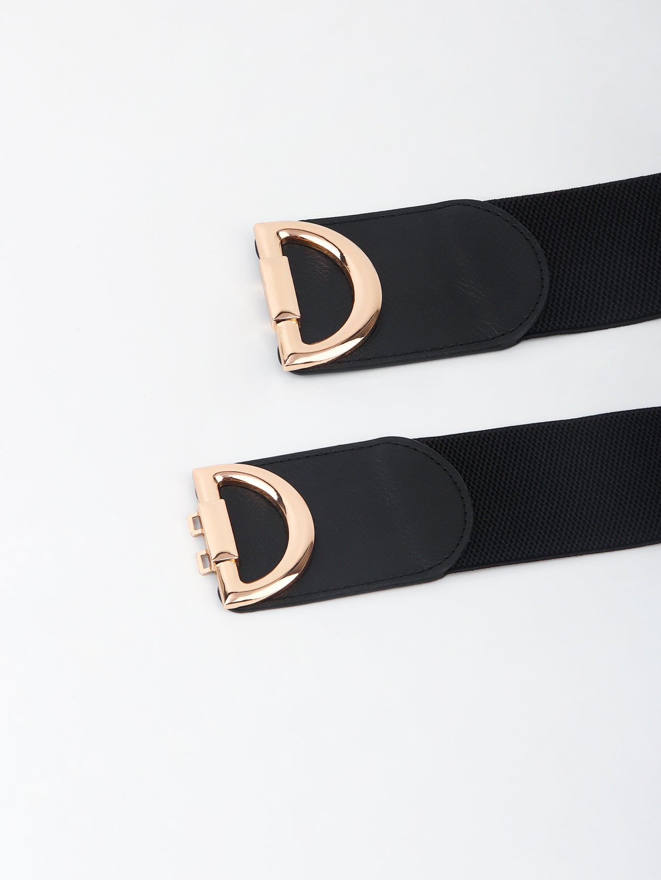 D Buckle Elastic Belt-Teresa&#39;s Fashionista LLC