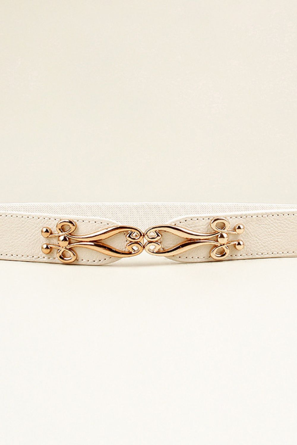 Alloy Buckle Elastic Belt-Teresa&#39;s Fashionista LLC