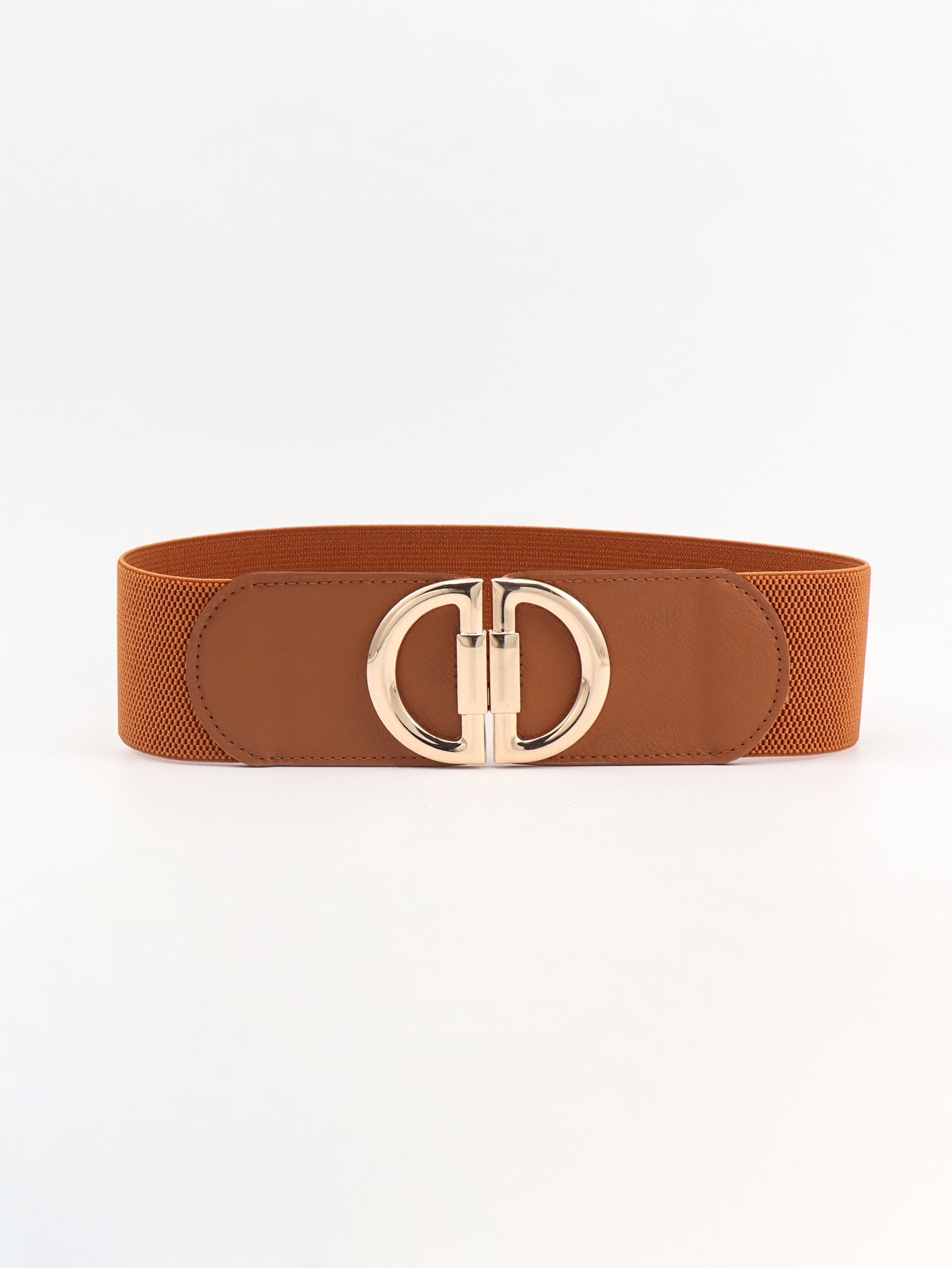 D Buckle Elastic Belt-Teresa&#39;s Fashionista LLC