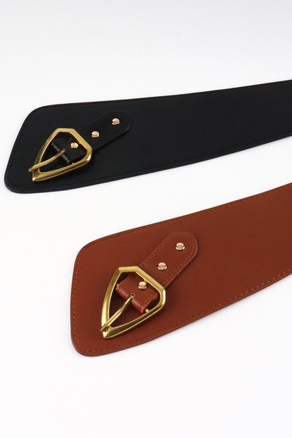 Irregular PU Leather Belt-Teresa&#39;s Fashionista LLC