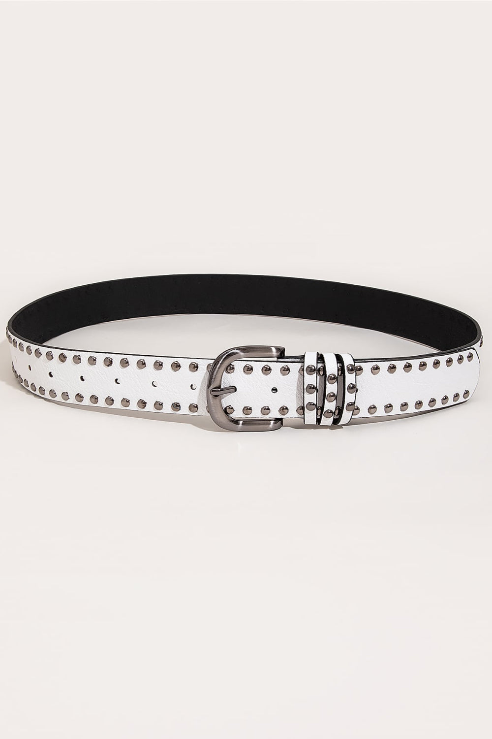 PU Leather Studded Belt-Teresa&#39;s Fashionista LLC