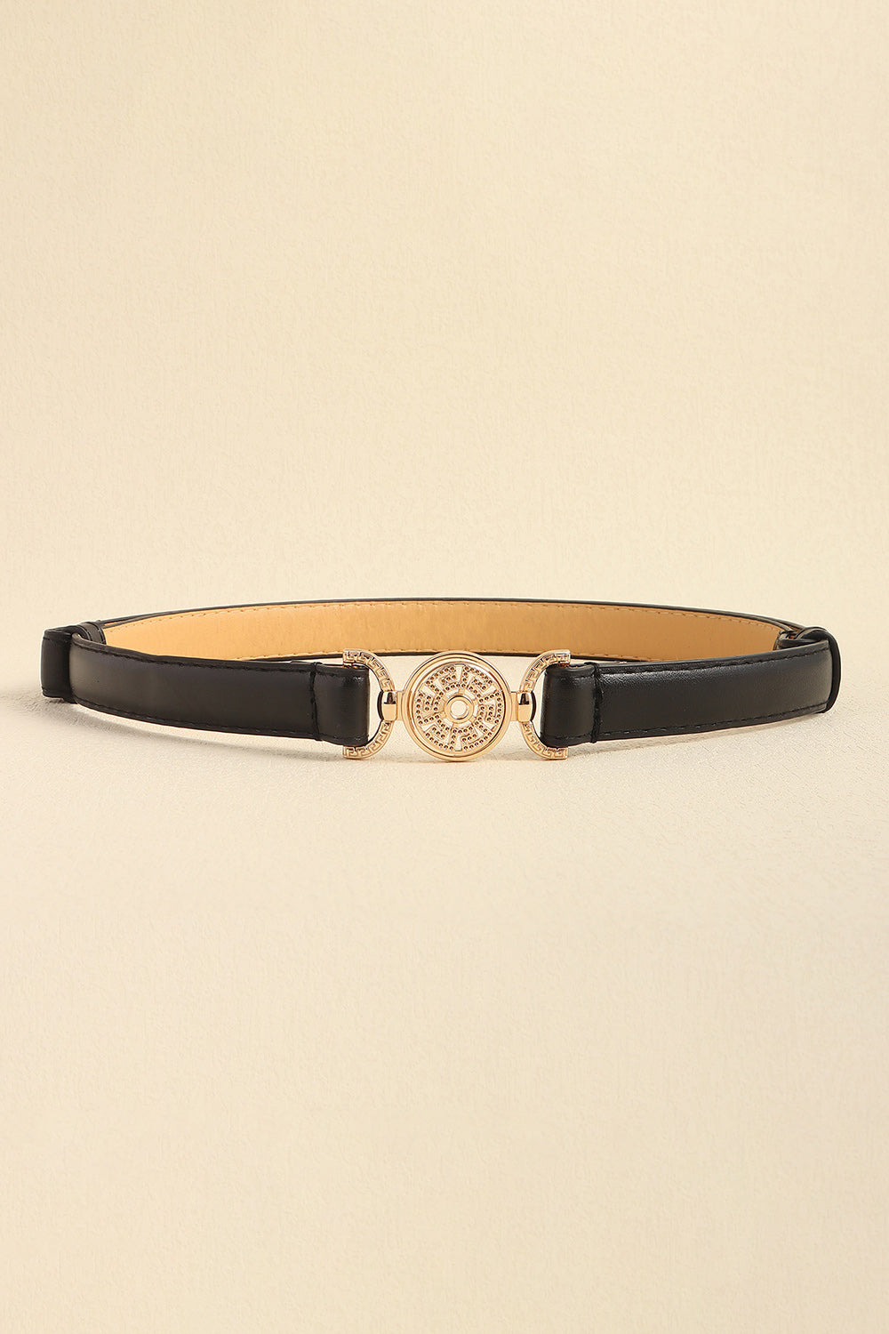 Rhinestone Decor PU Leather Belt-Teresa&#39;s Fashionista LLC