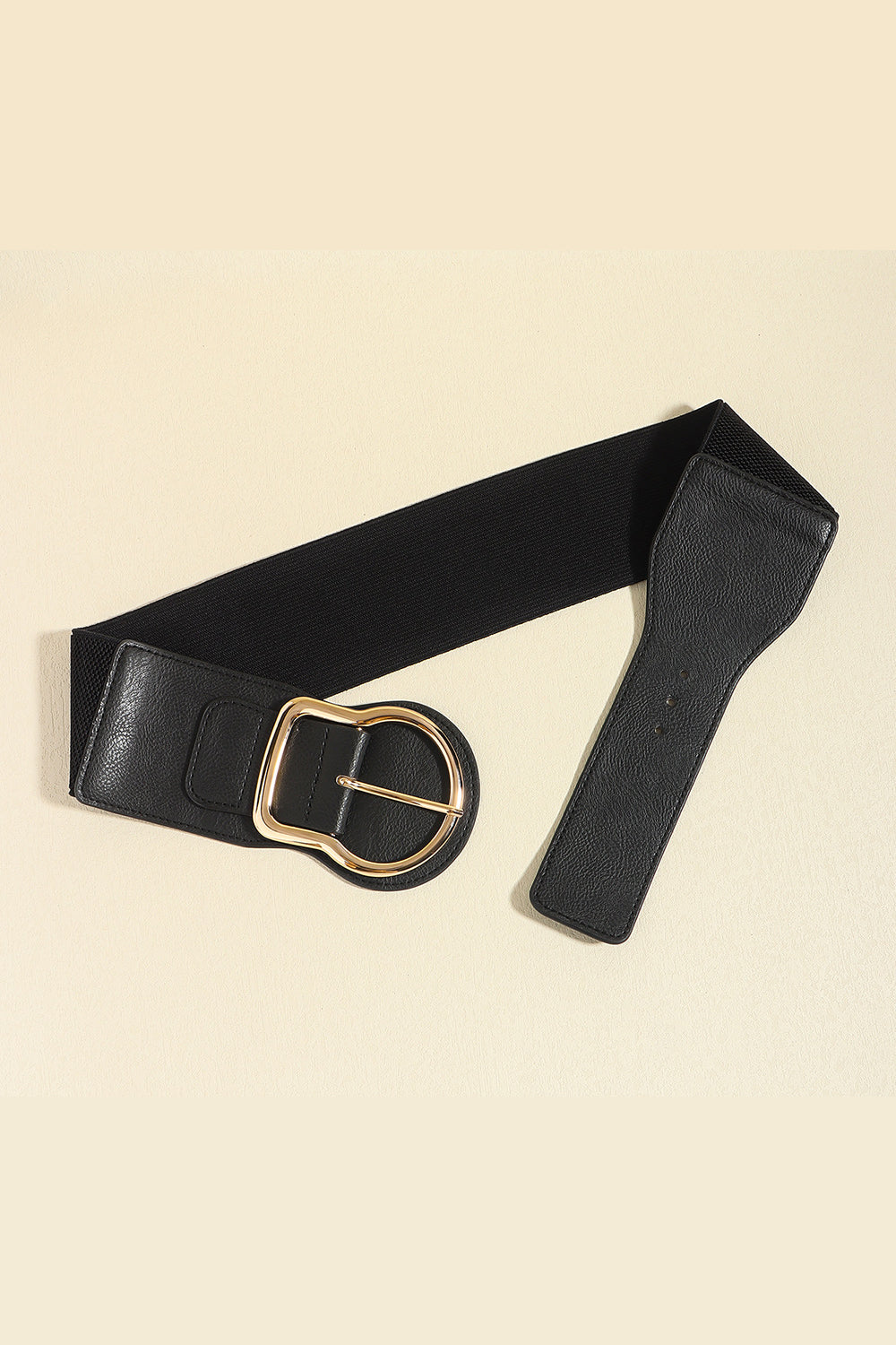 Zinc Alloy PU Leather Belt-Teresa&#39;s Fashionista LLC