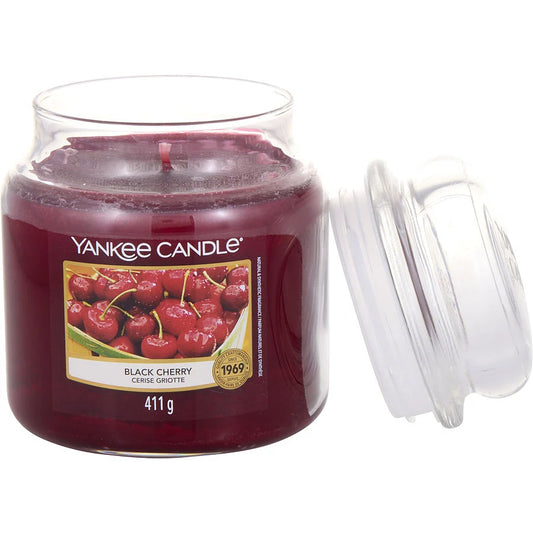 Black Cherry Scented Medium Jar 14.5 oz by Yankee Candle