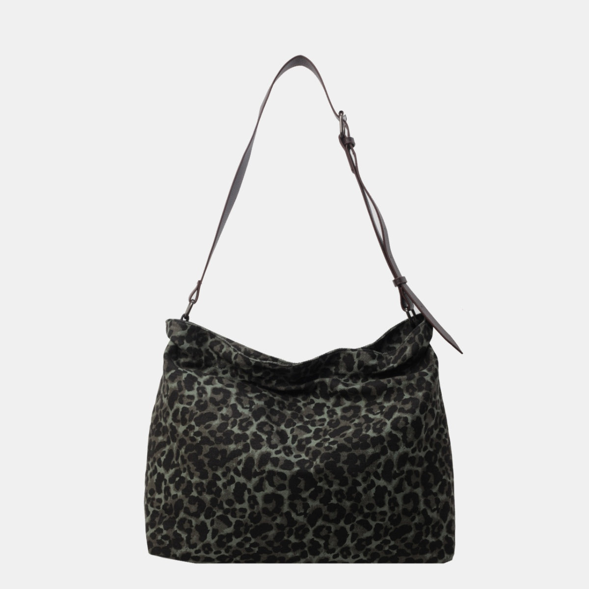 Leopard Adjustable Strap Tote Bag-Teresa&#39;s Fashionista LLC