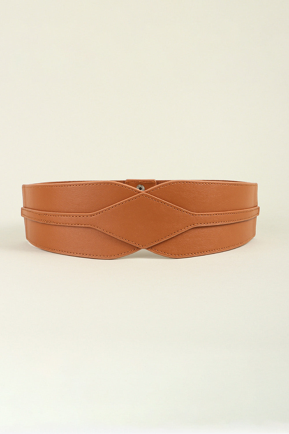 Elastic Wide PU Belt-Teresa&#39;s Fashionista LLC