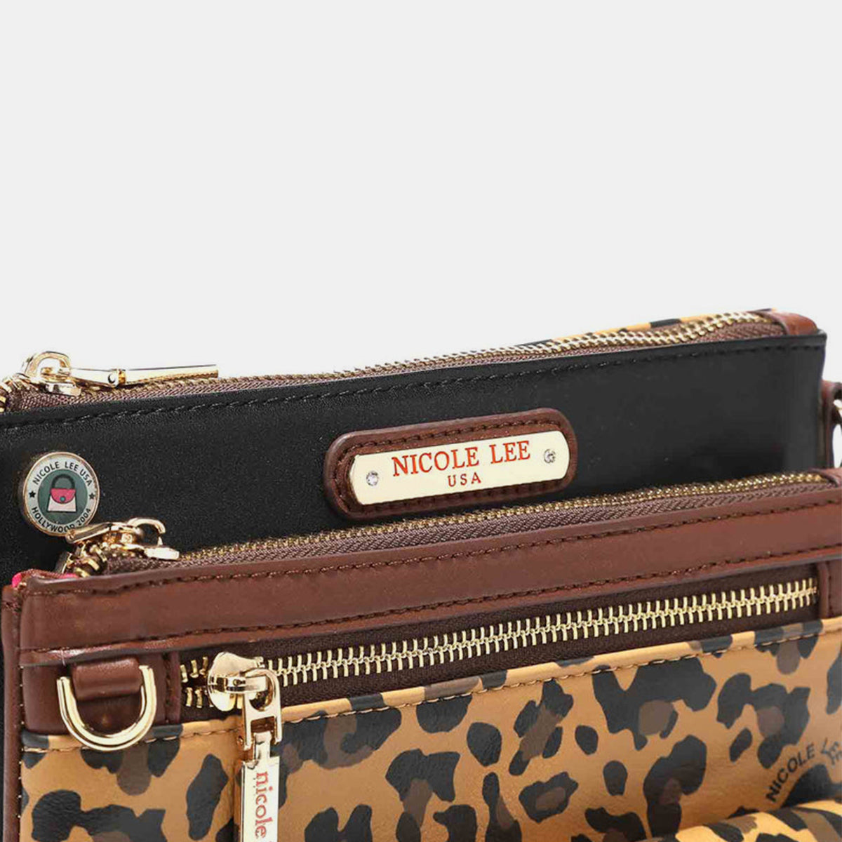 Nicole Lee USA Leopard crossbody bag-Teresa&#39;s Fashionista LLC