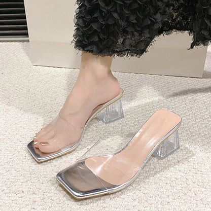 Open Toe Block Heel Sandals-Teresa&#39;s Fashionista LLC