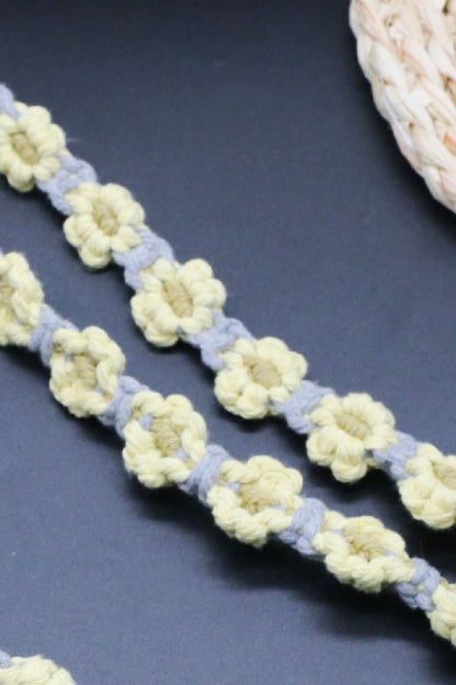 Flower Macrame Phone Lanyard-Teresa&#39;s Fashionista LLC