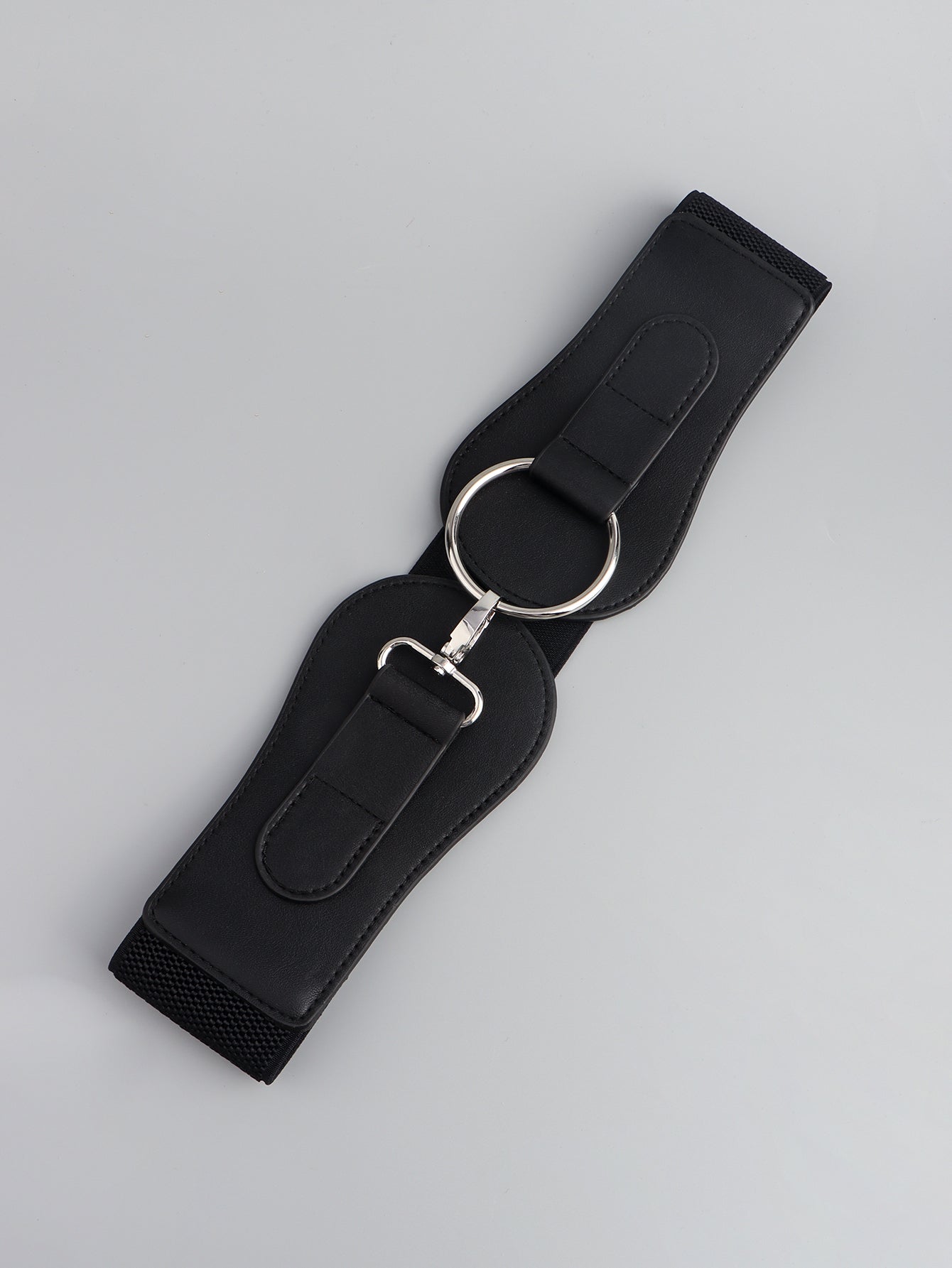 PU Elastic Wide Belt-Teresa&#39;s Fashionista LLC