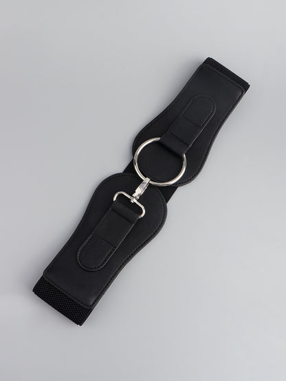 PU Elastic Wide Belt-Teresa&#39;s Fashionista LLC