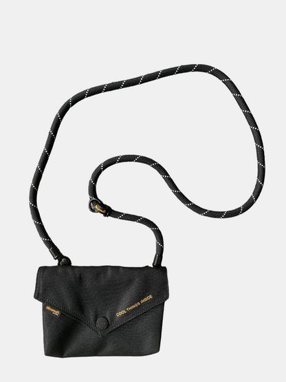 Hamawari Solid Color Envelope Shape Crossbody Bag with Removable Strap